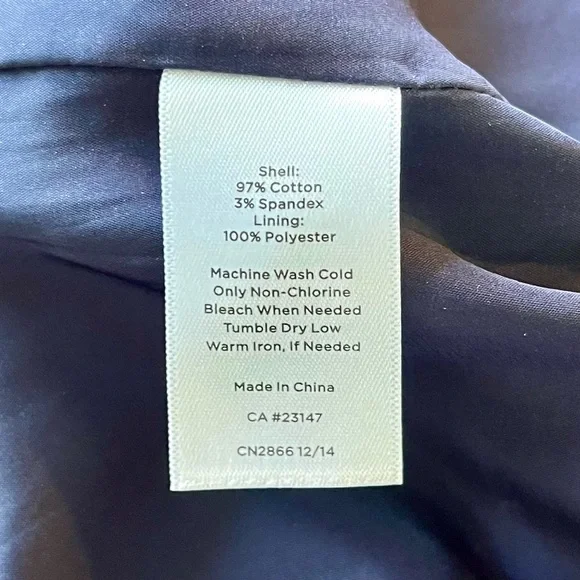 Talbots Navy, White and Red Paisley Skirt - Picture 3 of 14